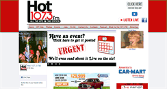 Desktop Screenshot of hot1073fm.com